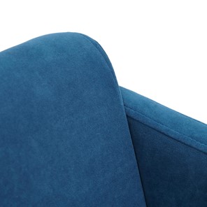 Компьютерное кресло MILAN хром флок, синий, арт.13948 в Архангельске - предосмотр 5