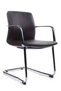 Кресло для офиса Plaza-SF (FK004-С11), темно-коричневый в Архангельске - предосмотр