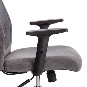 Кресло офисное PROFIT PLT флок/ткань, серый, 29/W-12, арт.20537 в Архангельске - предосмотр 9