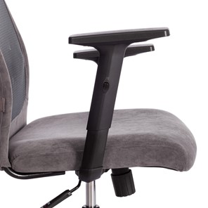 Кресло офисное PROFIT PLT флок/ткань, серый, 29/W-12, арт.20537 в Архангельске - предосмотр 10