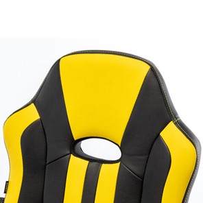 Офисное кресло RABIX "Stripe GM-202", экокожа, черное/желтое, 532510 в Архангельске - предосмотр 11