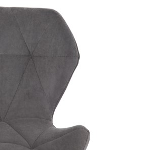 Кресло офисное SELFI флок, серый, арт.15302 в Архангельске - предосмотр 4