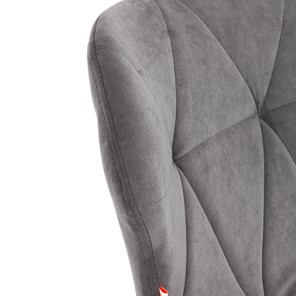 Кресло офисное SELFI флок, серый, арт.15302 в Архангельске - предосмотр 6