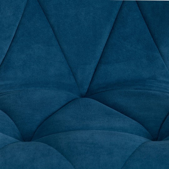 Компьютерное кресло SELFI флок, синий, арт.15303 в Архангельске - изображение 6