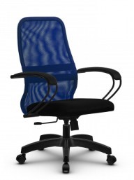 Компьютерное кресло SU-CK130-8 PL синий/черный в Архангельске