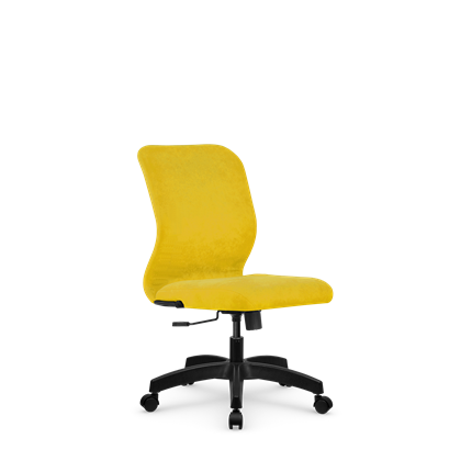 Кресло компьютерное SU-Mr-4/подл.000/осн.001 желтый в Архангельске - изображение