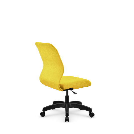 Кресло компьютерное SU-Mr-4/подл.000/осн.005 желтый в Архангельске - изображение 1