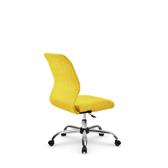 Кресло компьютерное SU-Mr-4/подл.000/осн.006 желтый в Архангельске - изображение 1