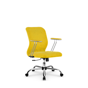 Офисное кресло SU-Mr-4/подл.078/осн.003 желтый в Архангельске - предосмотр