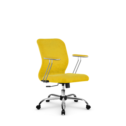 Офисное кресло SU-Mr-4/подл.078/осн.003 желтый в Архангельске - изображение