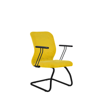 Кресло офисное SU-Mr-4/подл.109/осн.008 желтый в Архангельске - изображение