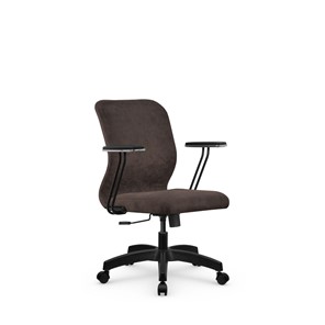 Кресло офисное SU-Mr-4/подл.110/осн.001 темно-коричневый в Архангельске