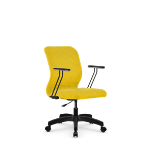 Кресло офисное SU-Mr-4/подл.110/осн.005 желтый в Архангельске