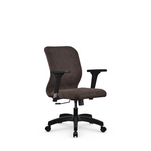 Кресло офисное SU-Mr-4/подл.200/осн.001 темно-коричневый в Архангельске