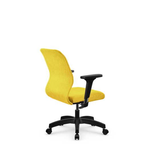 Кресло компьютерное SU-Mr-4/подл.200/осн.001 желтый в Архангельске - изображение 1