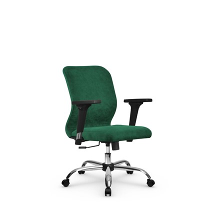 Кресло офисное SU-Mr-4/подл.200/осн.003 зеленый в Архангельске - изображение