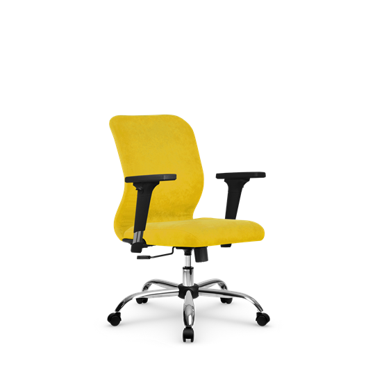 Кресло SU-Mr-4/подл.200/осн.003 желтый в Архангельске - изображение 1