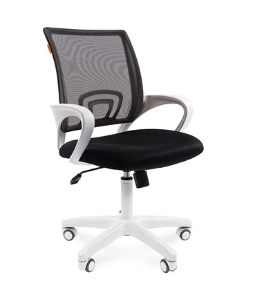 Компьютерное кресло CHAIRMAN 696 white, черный в Архангельске - изображение