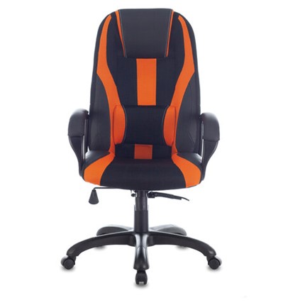 Компьютерное кресло Brabix Premium Rapid GM-102 (экокожа/ткань, черно/оранжевое) в Архангельске - изображение