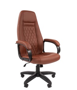 Кресло офисное CHAIRMAN 950LT Экокожа коричневая в Архангельске - предосмотр