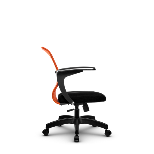 Кресло компьютерное SU-M-4/подл.160/осн.001, Оранжевый/Черный в Архангельске - изображение 1