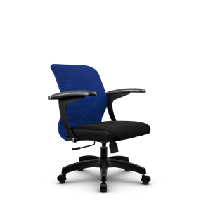 Офисное кресло SU-M-4/подл.160/осн.001, Синий/Черный в Архангельске