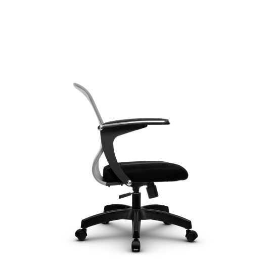 Офисное кресло SU-M-4/подл.160/осн.001, Светло-серый/Черный в Архангельске - изображение 1
