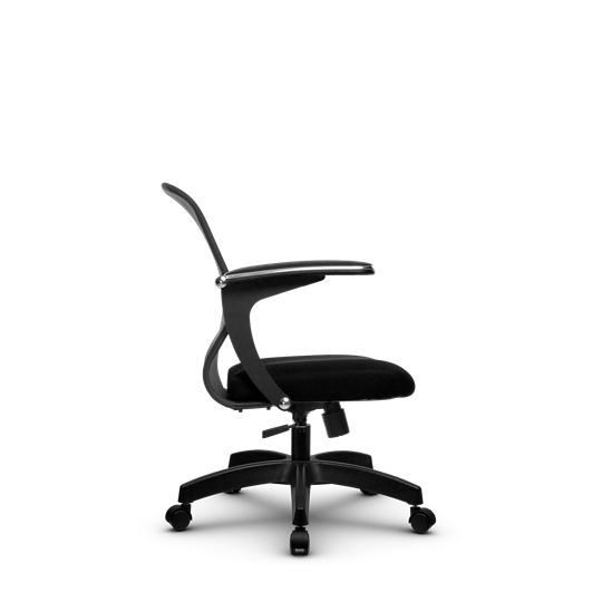 Кресло компьютерное SU-M-4/подл.160/осн.001, Темно-серый/Черный в Архангельске - изображение 1