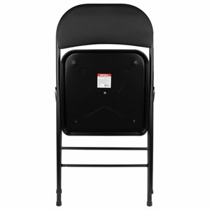 Офисный стул складной Brabix Golf Plus CF-003 Комфорт (черный каркас, кожзам черный) 531566 в Архангельске - предосмотр 6