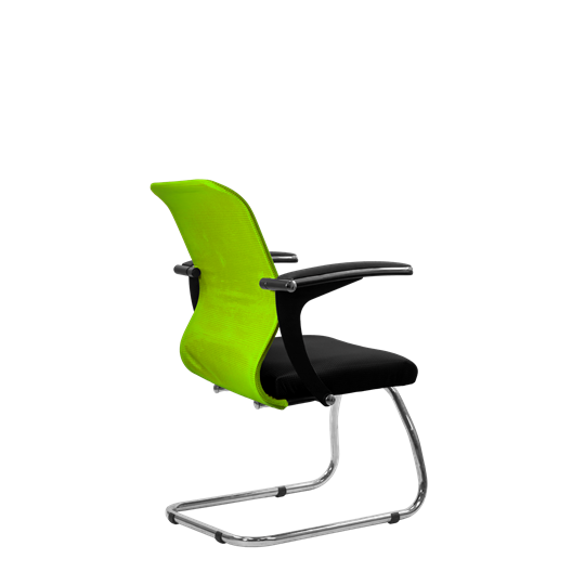 Офисный стул SU-M-4/подл.160/осн.007, Зеленый/Черный в Архангельске - изображение 2