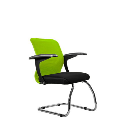 Офисный стул SU-M-4/подл.160/осн.007, Зеленый/Черный в Архангельске - изображение