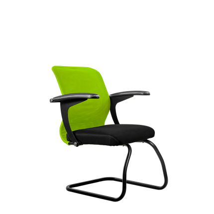 Офисный стул SU-M-4/подл.160/осн.008, Зеленый/Черный в Архангельске - изображение
