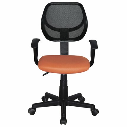 Кресло компьютерное Brabix Flip MG-305 (ткань TW, оранжевое/черное) в Архангельске - изображение