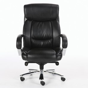 Кресло Brabix Premium Direct EX-580 (хром, рециклированная кожа, черное) в Архангельске