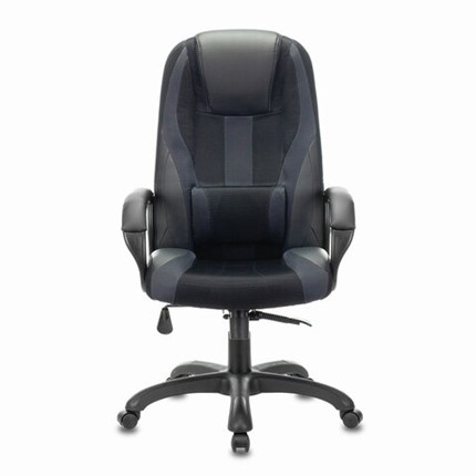 Компьютерное кресло Brabix Premium Rapid GM-102 (экокожа/ткань, черное/серое) в Архангельске - изображение