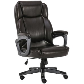 Офисное кресло Brabix Premium Favorite EX-577 (пружинный блок, рециклир. кожа, коричневое) 531936 в Архангельске - предосмотр
