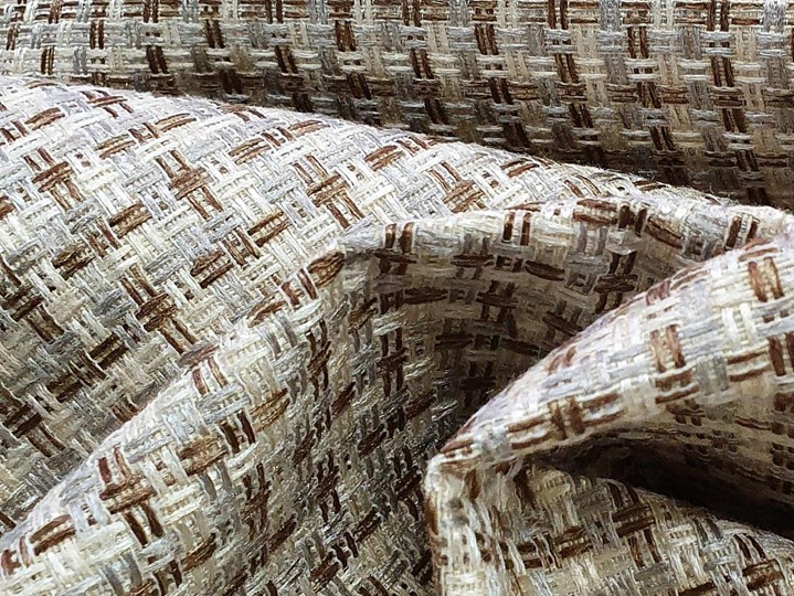 Угловой диван с оттоманкой Амстердам Лайт, Корфу 02 (рогожка) в Архангельске - изображение 10