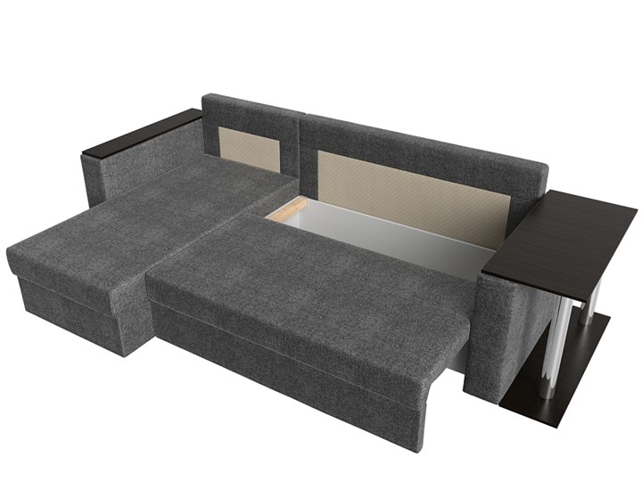 Угловой диван с оттоманкой Атланта Лайт, Серый (рогожка) в Архангельске - изображение 4
