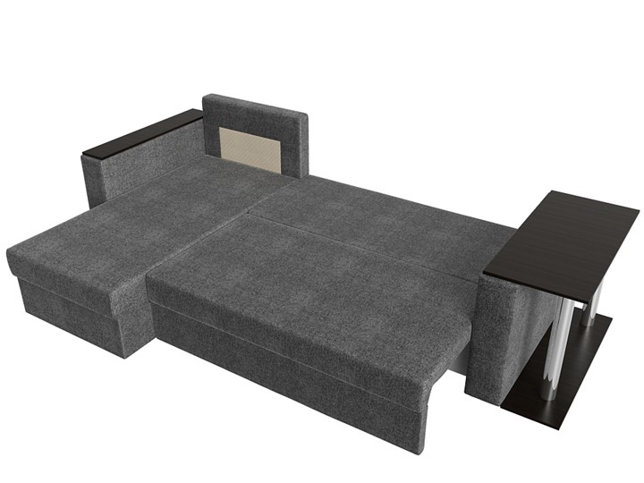 Угловой диван с оттоманкой Атланта Лайт, Серый (рогожка) в Архангельске - изображение 5
