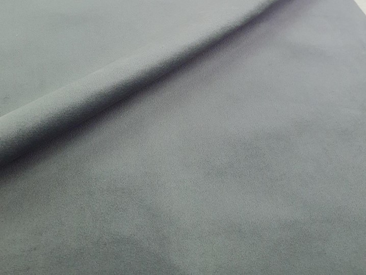 Угловой диван Карнелла, Серый/Черный (велюр/экокожа) в Архангельске - изображение 7