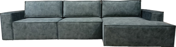 Угловой диван с оттоманкой Лофт 357х159х93 (НПБ/Тик-так) в Архангельске - изображение 3