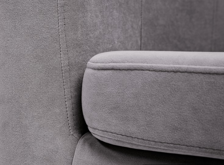 Прямой диван Брамс 2Д серый в Архангельске - изображение 5
