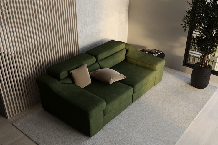 Прямой диван Мюнхен с выкатным механизмом в Архангельске - изображение 9