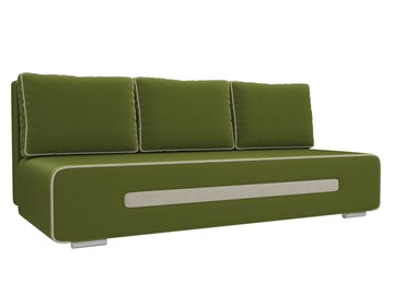 Прямой диван Приам, Зеленый (микровельвет) в Архангельске