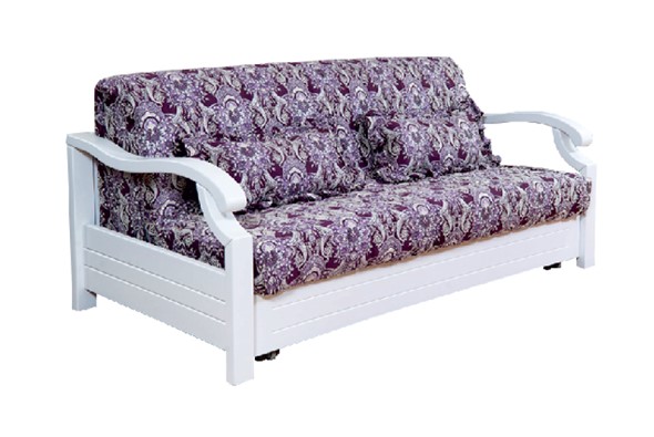 Прямой диван Глория, 1600 ППУ, цвет белый в Архангельске - изображение