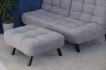 Комплект мебели Абри цвет серый диван + пуф опора металл в Архангельске