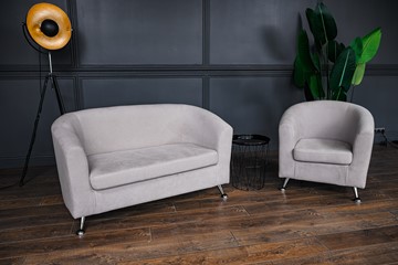 Комплект мебели Брамс  цвет бежевый диван 2Д + кресло в Архангельске - предосмотр 1