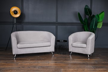 Комплект мебели Брамс  цвет бежевый диван 2Д + кресло в Архангельске