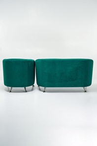 Комплект мебели Брамс  цвет изумрудный диван 2Д + кресло в Архангельске - предосмотр 2