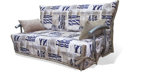 Прямой диван Аккордеон с боковинами, спальное место 1400 в Архангельске - изображение